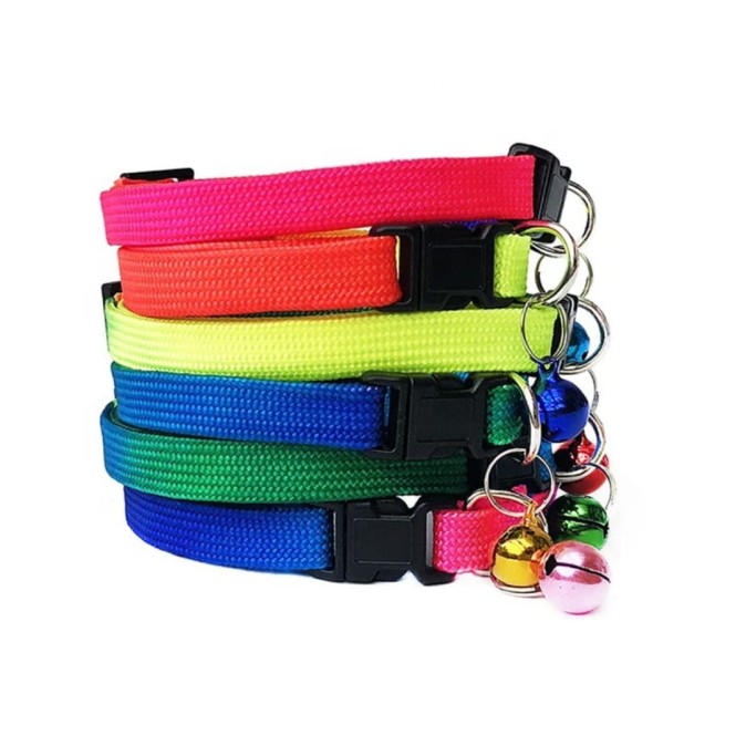 Collier pour chat arc-en-ciel