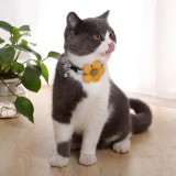 Collier pour chat avec fleur
