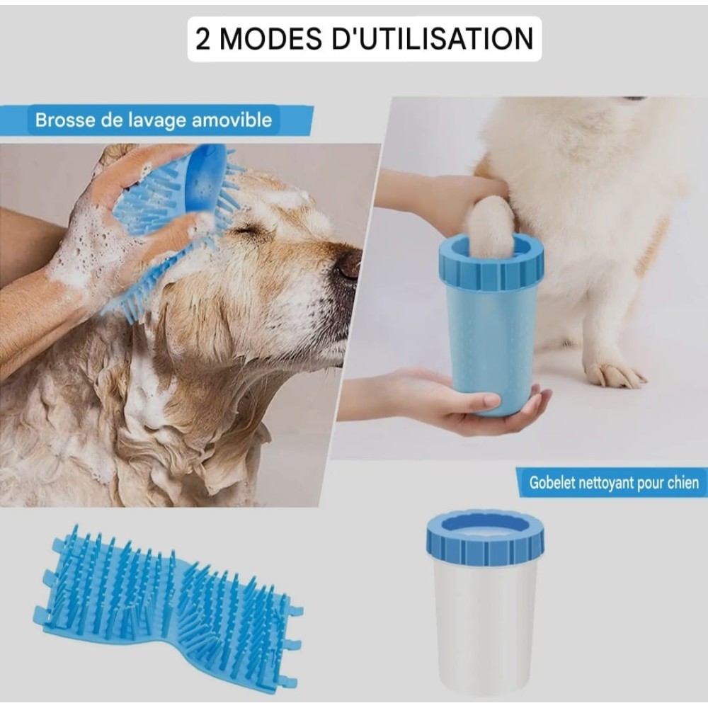 Nettoyeur de pattes pour chien