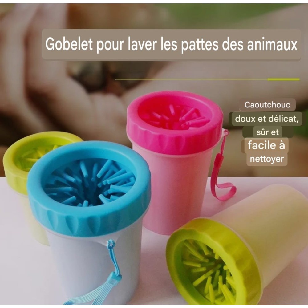 Nettoyeur de pattes pour chien