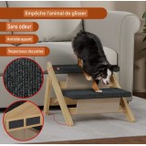 Escalier rampe convertible 2-en-1 pour animaux
