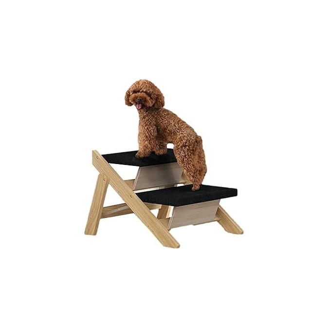 Escalier rampe convertible 2-en-1 pour animaux