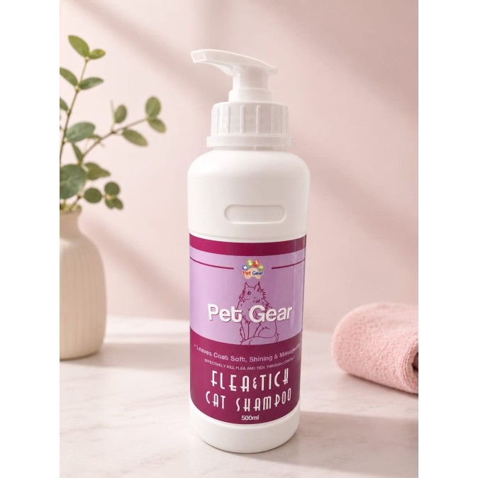 Shampoing Anti-Puces et Tiques pour Chats