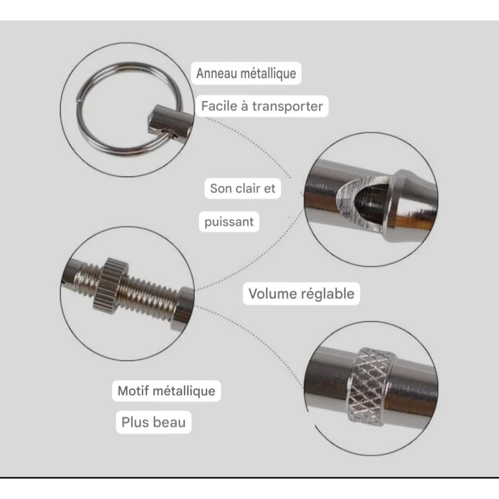 Sifflet à ultrasons pour chien