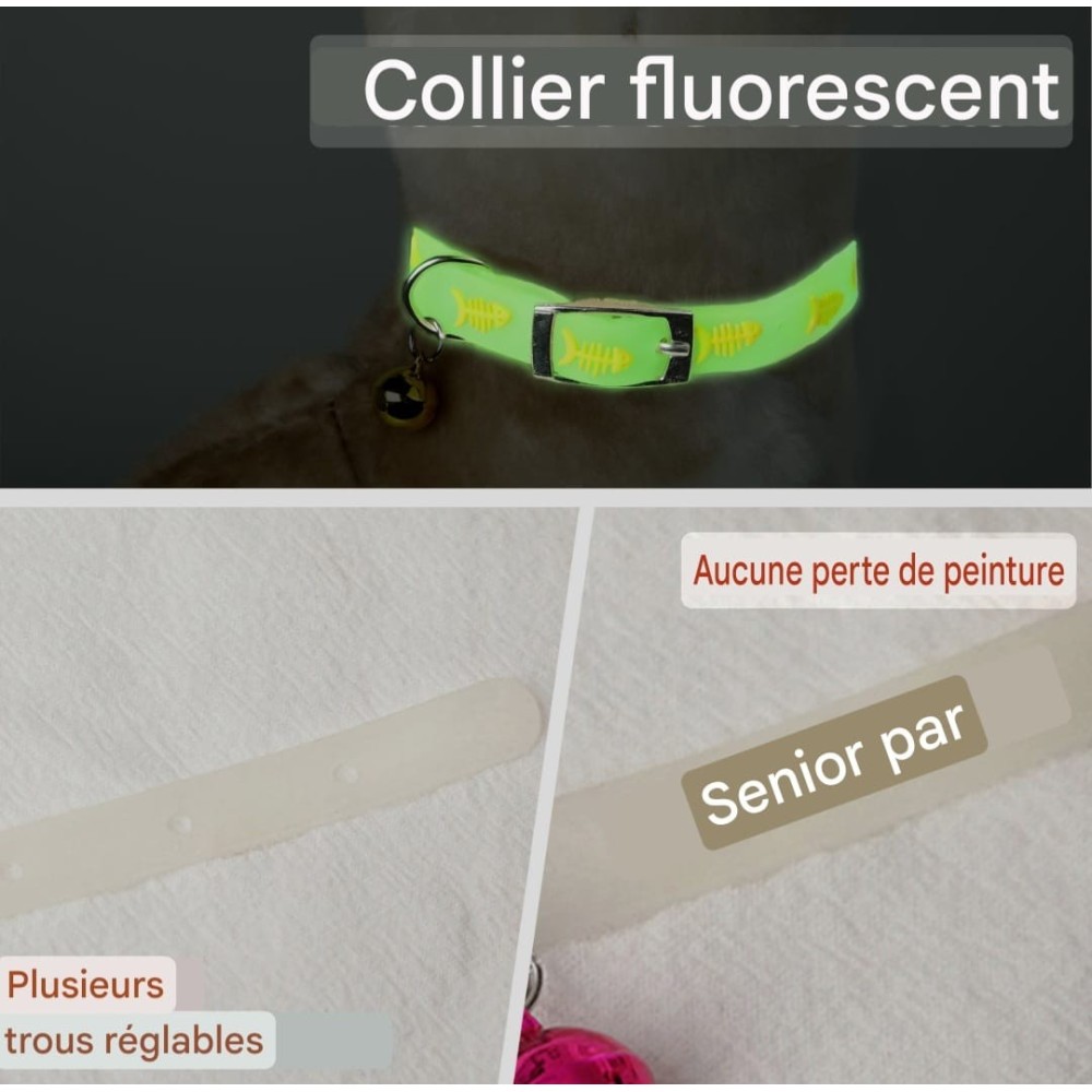 Collier réfléchissant pour petits animaux