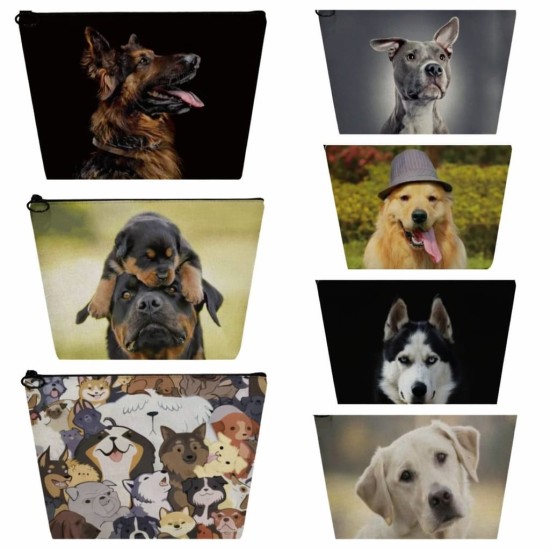 Pochette à accessoires avec motifs animaux