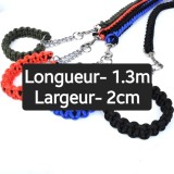 Laisse avec colliers
