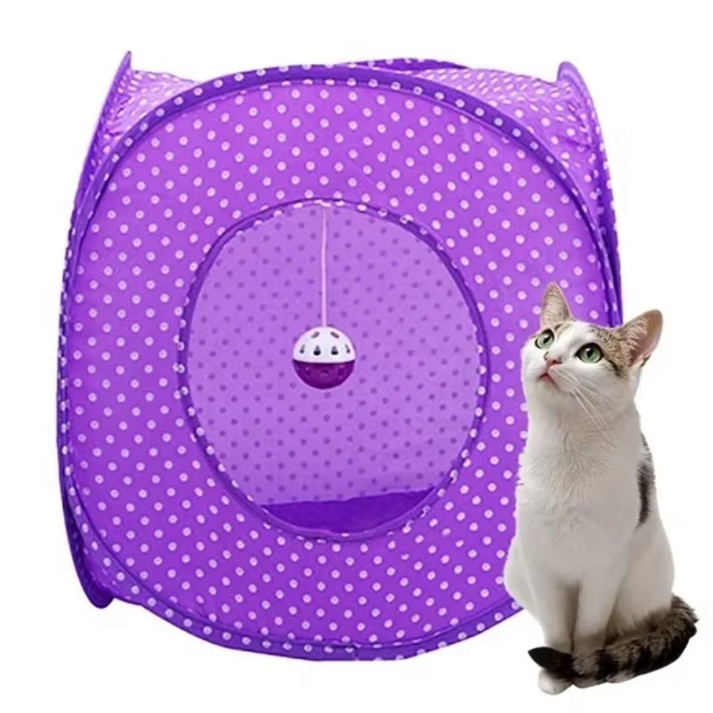 Tunnel pliable pour chat