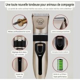 Tondeuse sans fil pour animaux