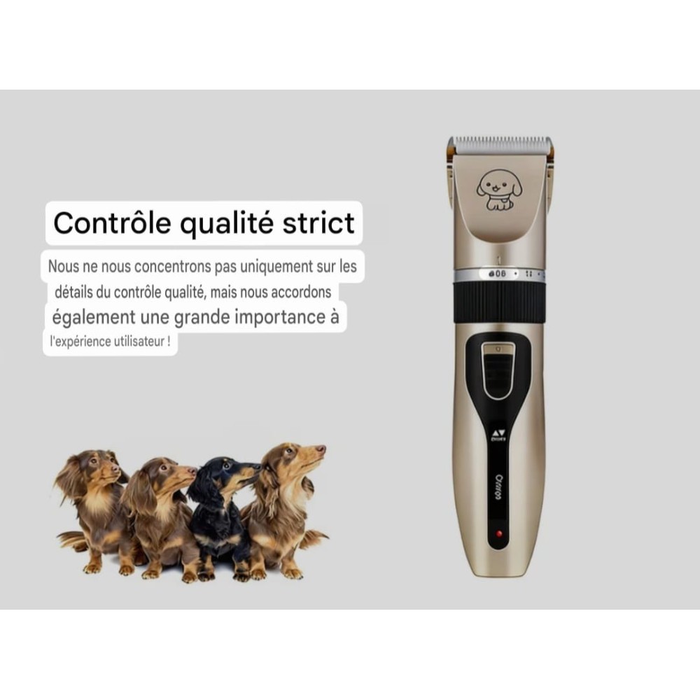 Tondeuse sans fil pour animaux