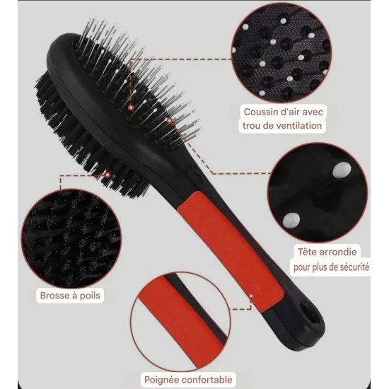Brosse double face