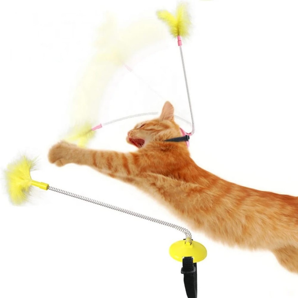 Serre-tête interactif pour chat