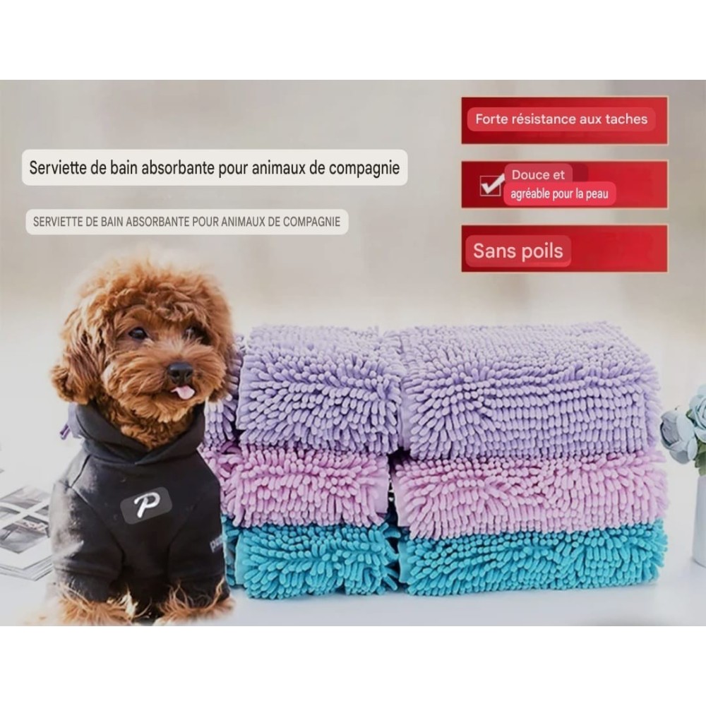 Serviette pour animaux