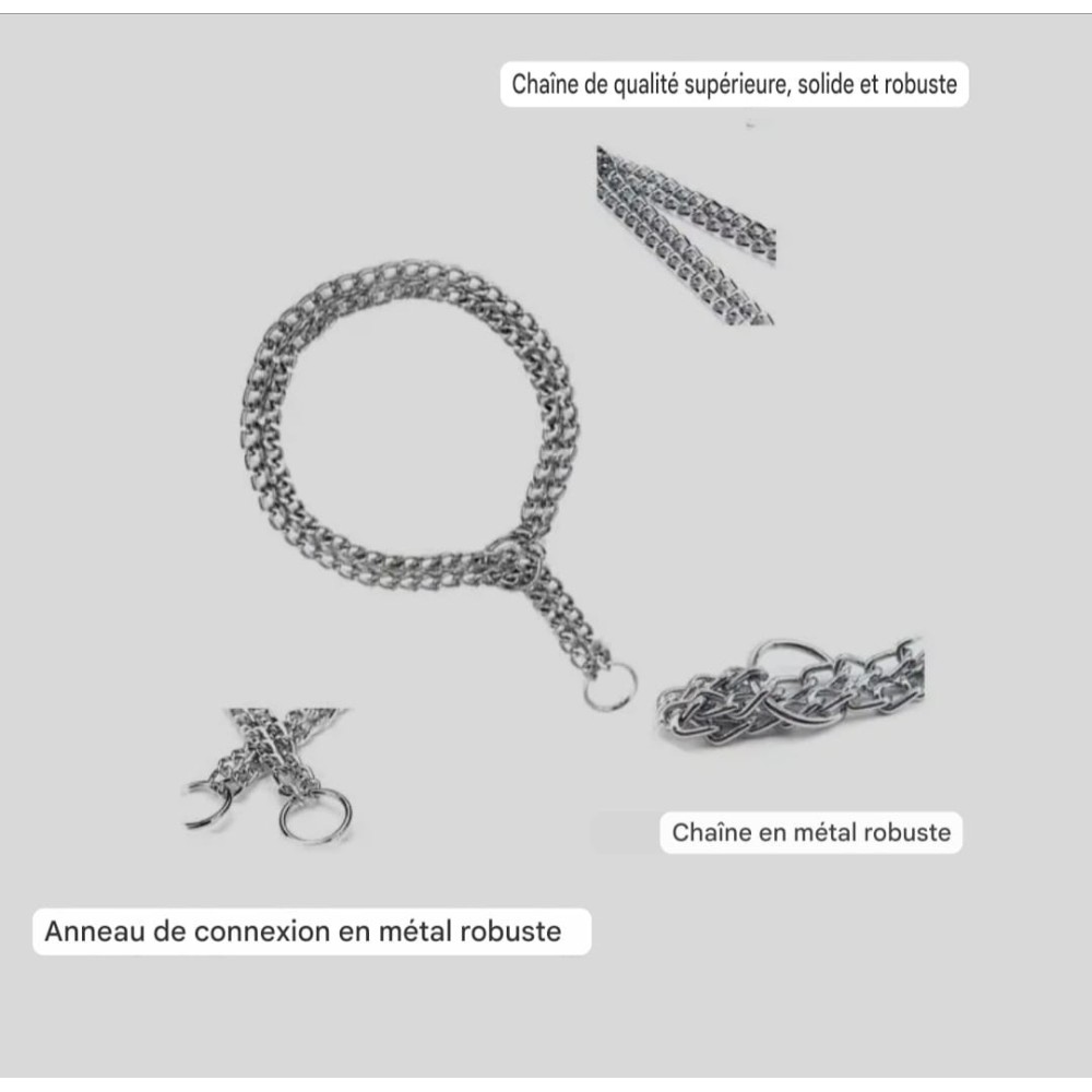 Collier à double chaîne