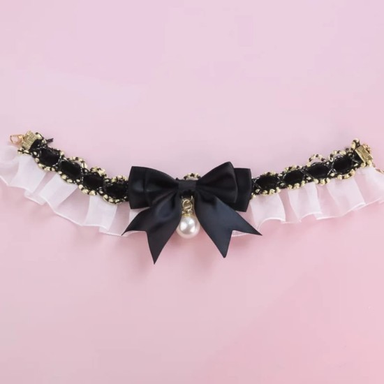 Collier en dentelle