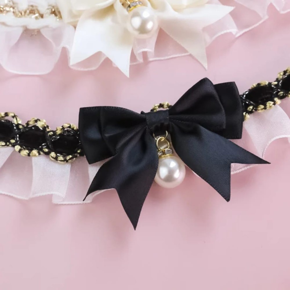 Collier en dentelle