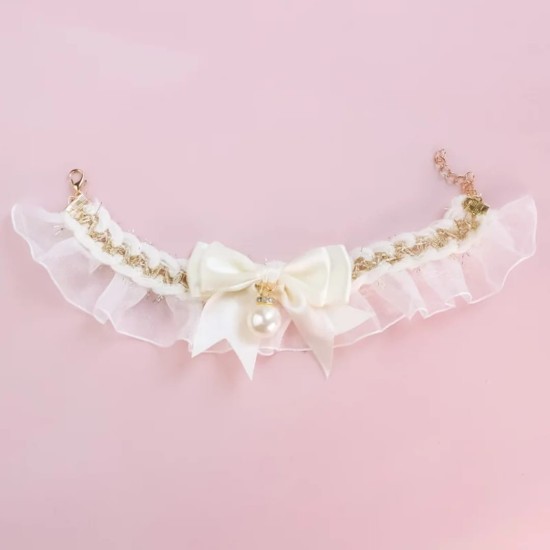 Collier en dentelle