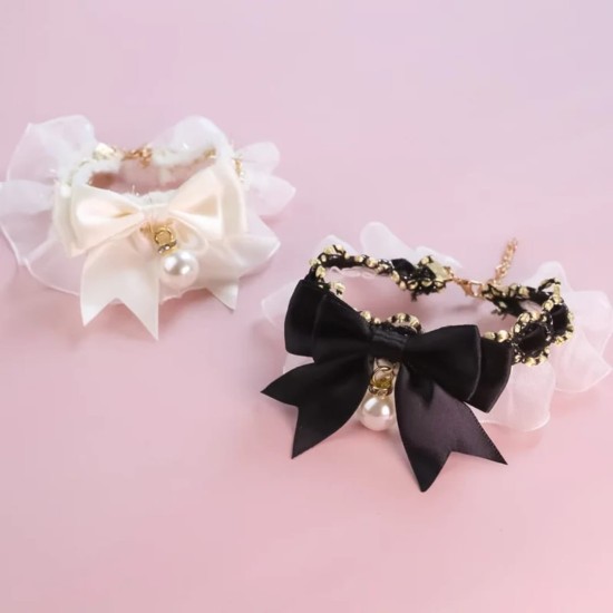 Collier en dentelle